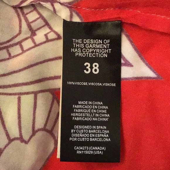 GUSTO BARCELONA Multicolored Summer Mini Dress. - Picture 9 of 9